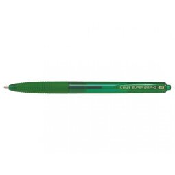 Stylo bille SUPER GRIP G rétractable pointe moyenne encre vert