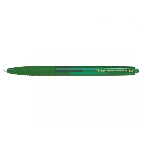 Stylo bille SUPER GRIP G rétractable pointe moyenne encre vert