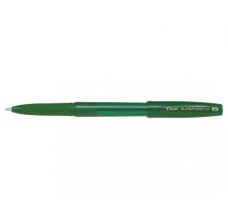 Stylo-bille pilot super grip g cap pointe moyenne coloris vert