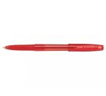 Stylo-bille pilot super grip g cap pointe moyenne coloris rouge