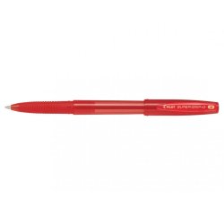 Stylo-bille pilot super grip g cap pointe moyenne coloris rouge
