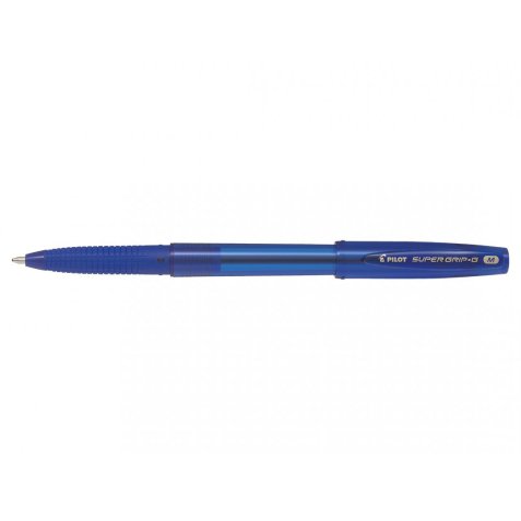 Stylo bille SUPER GRIP G pointe moyenne encore Bleue