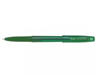 Stylo-bille pilot super grip g cap pointe fine coloris vert
