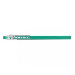 Stylo-bille pilot kleer effaçable pointe conique      moyenne 0,7mm gomme sur le    capuchon encre couleur vert
