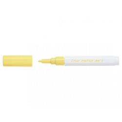 Marqueur pilot pintor peinture base d'eau ultra-couvrante multi surface pointe fine résistante coloris jaune
