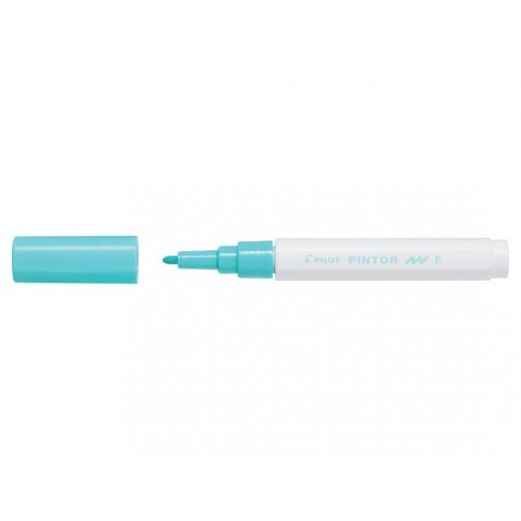 Marqueur pilot pintor peinture base d'eau ultra-couvrante multi surface pointe fine résistante coloris vert pastel