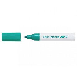Marqueur pilot pintor peinture base d'eau ultra-couvrante toutes surfaces pointe moyenne coloris vert