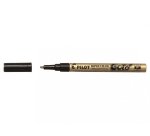 Marqueur pilot feutre permanent encre métallique pointe finenon biseautée 4mm or