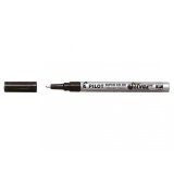 Marqueur pilot feutre permanent encre métallique pointe finenon biseautée polyacétate 4mm argent