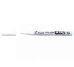 Marqueur pilot feutre permanent encre métallique pointe finenon biseautée polyacétate 4mm blanc