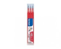 Recharges pour roller FriXion. Pointe fine 0,5 mm. Encre Rouge