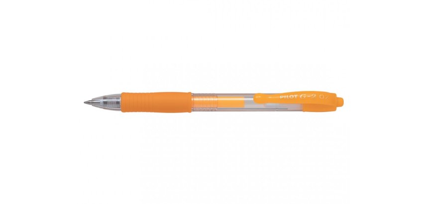 Stylo à encre gel G2 07 Néon, abricot néon