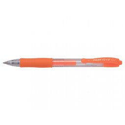 Stylo roller encre gel G-2. Pointe moyenne 07 RT. Couleur Orange néon