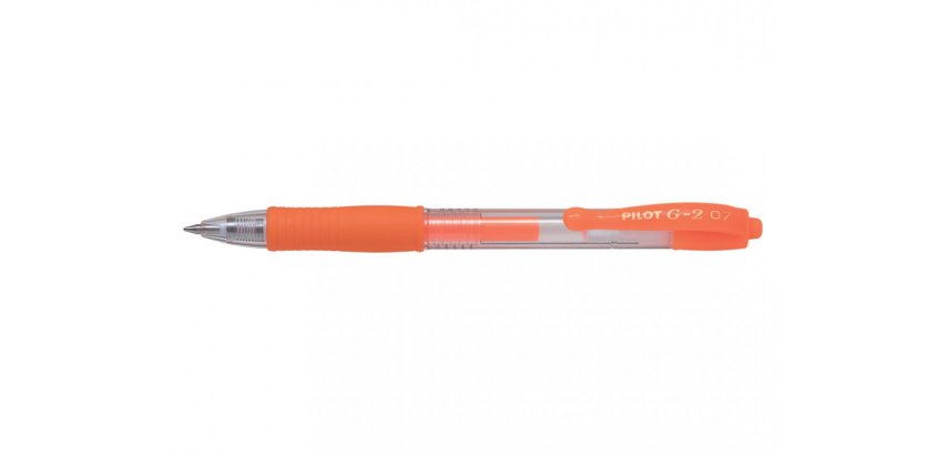 Stylo à encre gel G2 07 Néon, orange néon