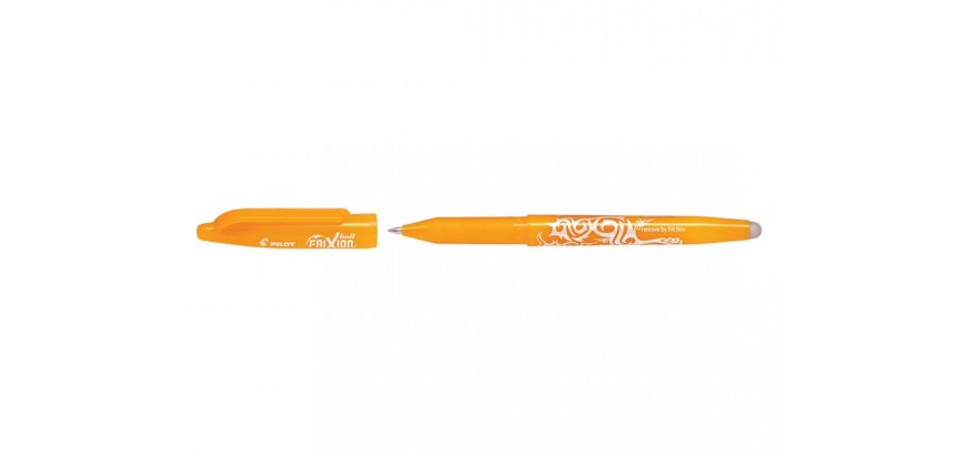 Roller pilot frixion ball encre gel pointe moyenne      coloris orange abricot