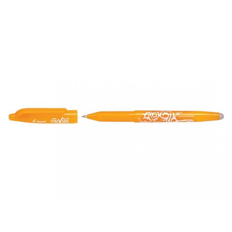 Roller pilot frixion ball encre gel pointe moyenne      coloris orange abricot