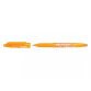 Roller pilot frixion ball encre gel pointe moyenne      coloris orange abricot