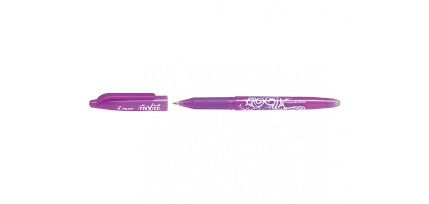 Roller pilot frixion ball encre gel pointe moyenne      coloris mauve