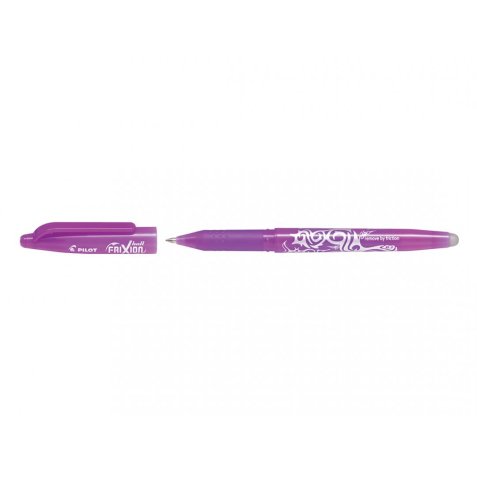 Roller gel FriXion Ball 07. Effaçable et rechargeable. Encre mauve