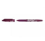 Roller pilot frixion ball pointe moyenne 0,7mm encre gel thermosensible effaçable rechargeable coloris rouge-bordeaux