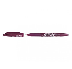 Roller pilot frixion ball pointe moyenne 0,7mm encre gel thermosensible effaçable rechargeable coloris rouge-bordeaux