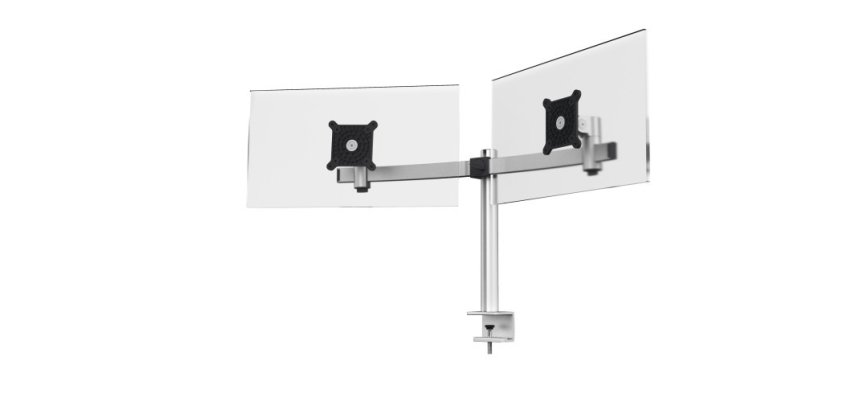 Durable 508523 flat screen desk mount 68.6 cm (27") Silver
