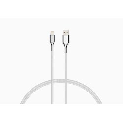 Cygnett CY2686PCCAL lightning cable 2 m Stainless steel, White