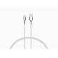 Cygnett CY2686PCCAL lightning cable 2 m Stainless steel, White
