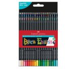 FABER-CASTELL Crayon de couleur Black Edition, étui de 36