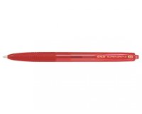 Stylo-bille pilot super grip g rétractable pointe extra large coloris rouge
