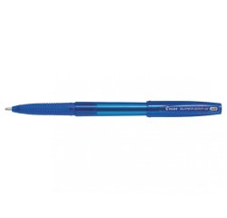 Stylo-bille pilot super grip g cap pointe extra large coloris bleu  bps-gg-xb/1.6
