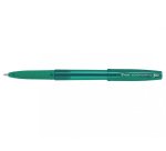 Stylo-bille pilot super grip g cap pointe extra large coloris vert