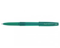 Stylo-bille pilot super grip g cap pointe extra large coloris vert