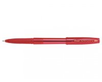 Stylo-bille pilot super grip g cap pointe extra large coloris rouge