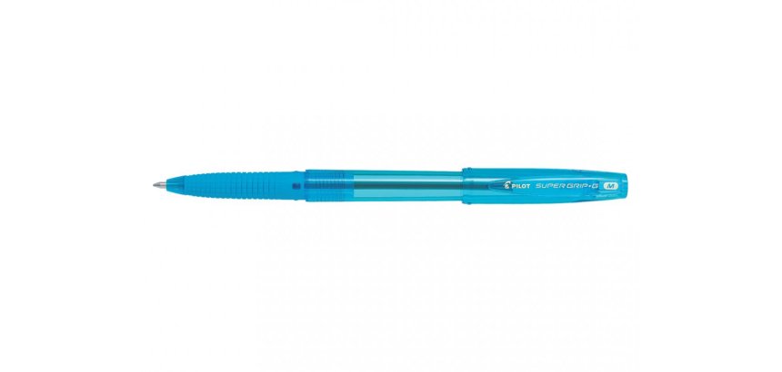 Stylo-bille pilot super grip g neon capuchon pointe        moyenne bille                 ultra-resistante corps et