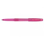 Stylo-bille pilot super grip g neon capuchon pointe        moyenne bille                 ultra-resistante corps et