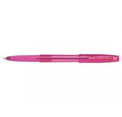 Stylo-bille pilot super grip g neon capuchon pointe        moyenne bille                 ultra-resistante corps et