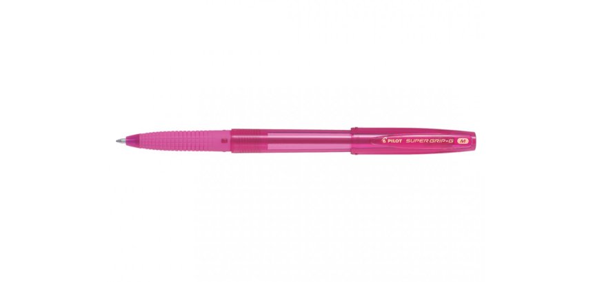 Stylo-bille pilot super grip g neon capuchon pointe        moyenne bille                 ultra-resistante corps et
