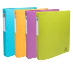 Classeur 2anneaux 30mm polypropylène recyclé Pop'N Co - Couleurs assorties