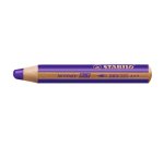Crayon stabilo woody 3 in 1 multi-talents coloris violet