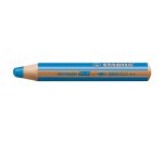 Crayon multi talents stabilo woody 3 in 1 bleu cobalt