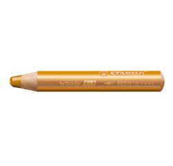 Crayon stabilo woody 3 in 1 multi-talents coloris or