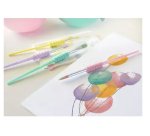 FABER-CASTELL Set de pinceaux à poils synthétiques pastel