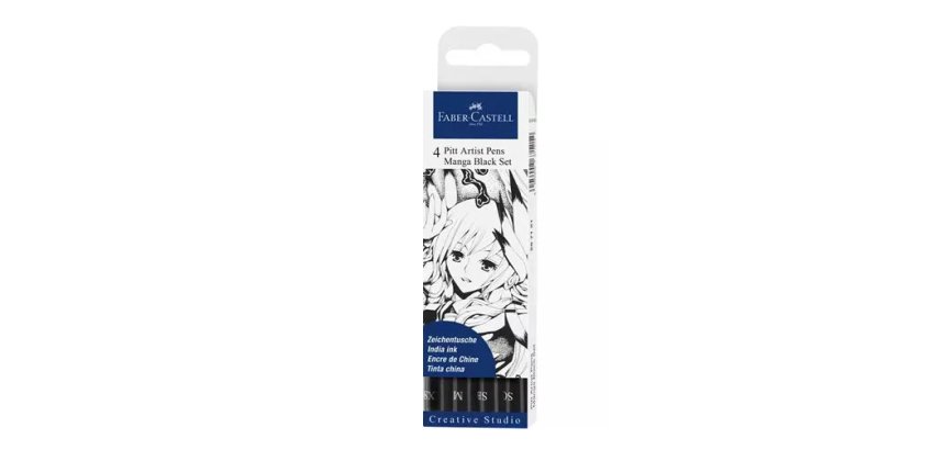 FABER-CASTELL Feutre encre de Chine PITT artist pen Manga