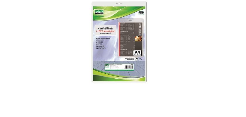 Lebez 2535 porta documenti PVC Trasparente