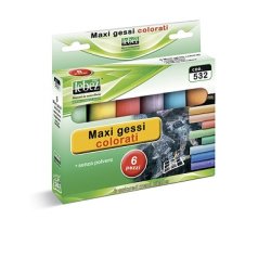 Lebez 532 gesso per lavagna Multicolore 6 pz