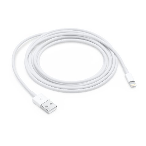 Câble lightning 2 m blanc - Câble de données / charge pour iPad / iPhone / iPod