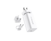 Innergie ADP-60BW WRB chargeur d'appareils mobiles Téléphone IP, Netbook, Ordinateur portable, Smartphone, Tablette Blanc Secteur, CC Charge rapide Intérieure