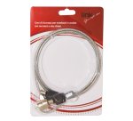 Link Accessori LKLOCKEY cable lock Stainless steel 1.5 m