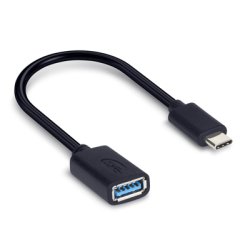 Hamlet XADTC-U2A-MF02 USB cable USB 3.2 Gen 1 (3.1 Gen 1) 0.2 m USB A USB C Black
